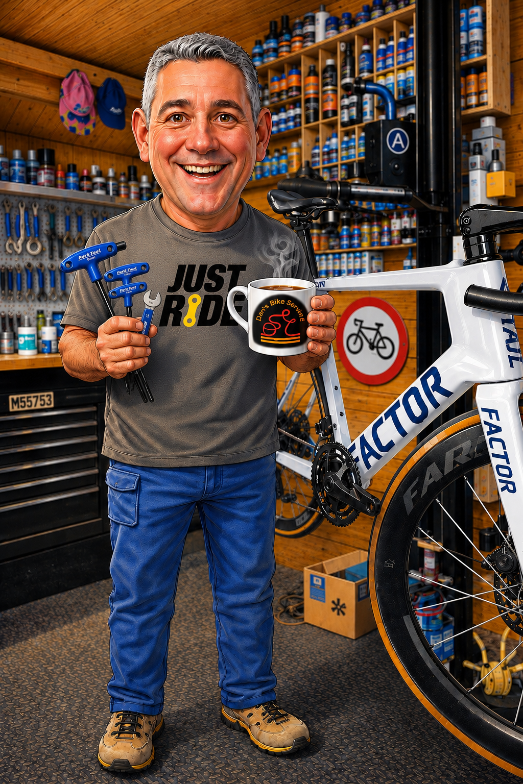 Dan from Dan's Bike Service in Shoreham-by-Sea